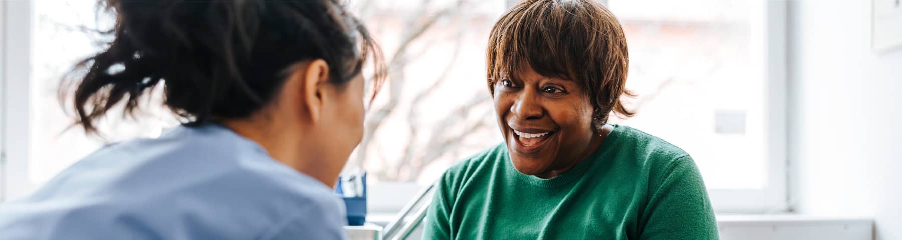 Patient and provider discussing advanced cardiac care options