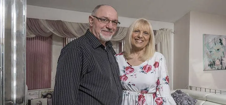 John Tanzi and his wife